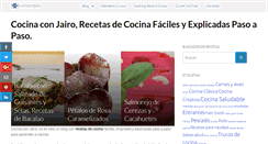 Desktop Screenshot of cocinaconjairo.com